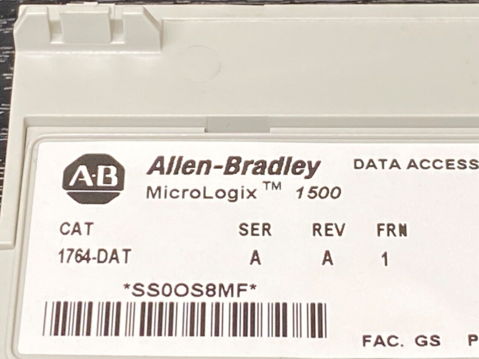 Allen Bradley Bwa Ser B Lrp Ser C Frn Dat Micrologix