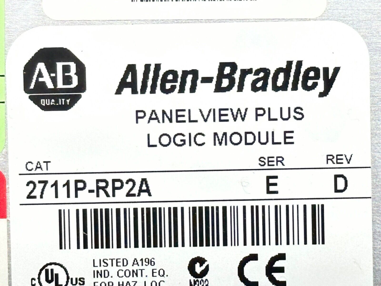 Allen Bradley 2711P T15C4A2 RP2A RDT15C PanelView Plus 1500 Perfect