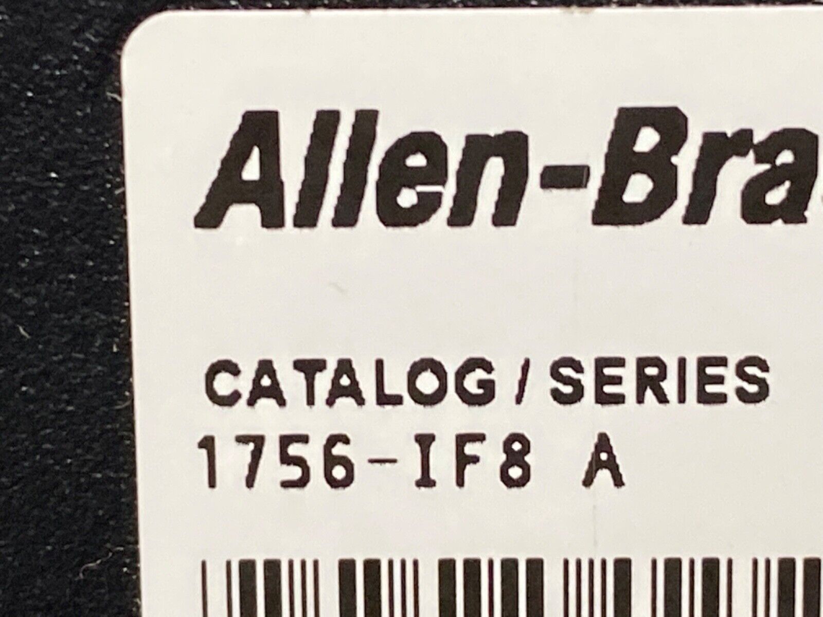Allen Bradley 1756-IF8 1756-1F8 A 96240675 ControlLogix Analog