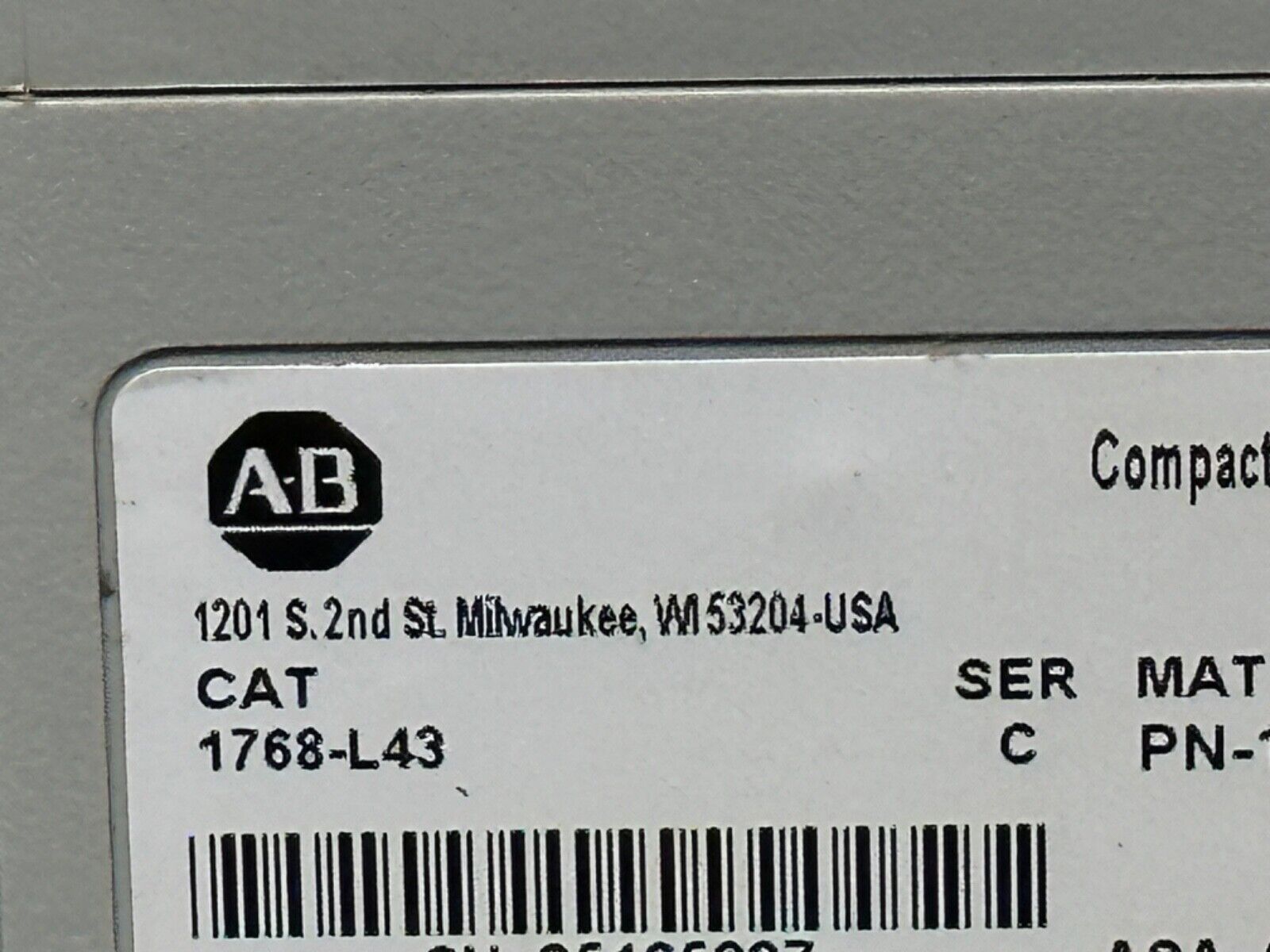 Allen-Bradley-1768-L43-Ser-C-1768-L43C-105-CompactLogix-5343-Processor-2MB-CPU-285532839470-4.jpg