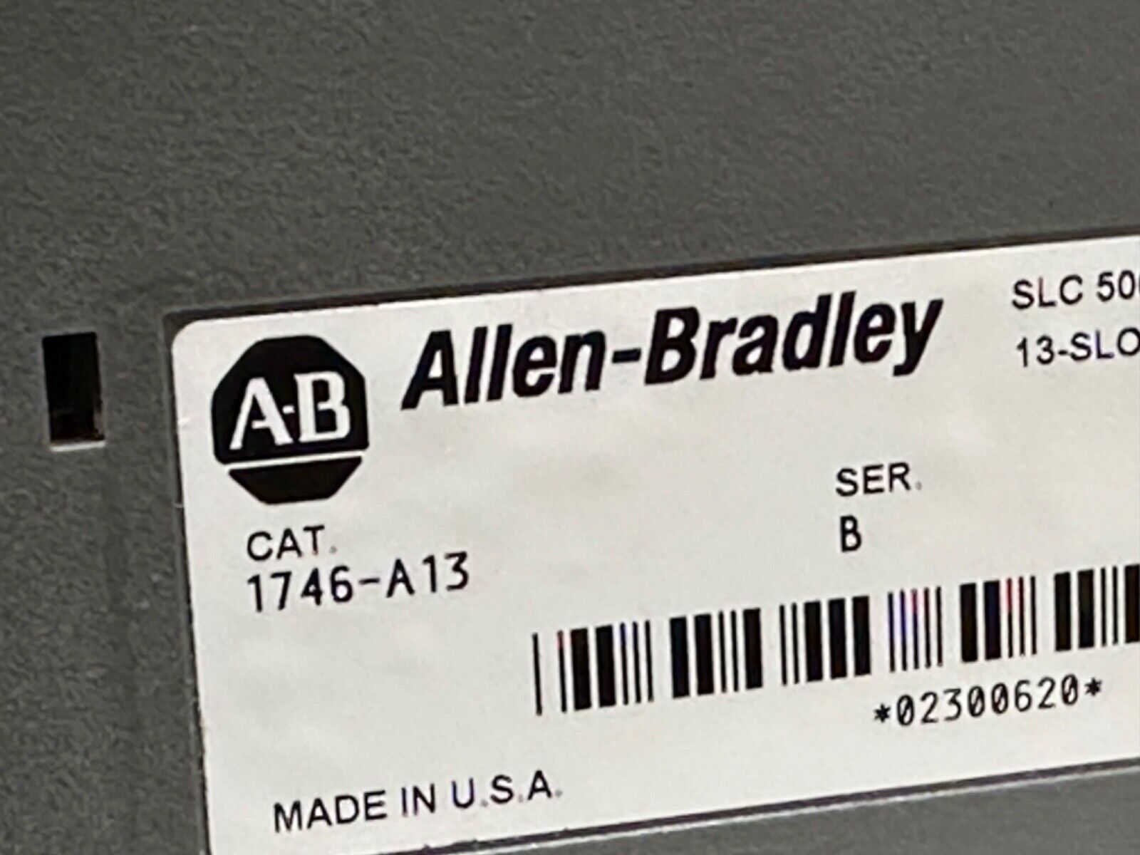 Allen Bradley P A A B Slc Slot Rack Chassis Power