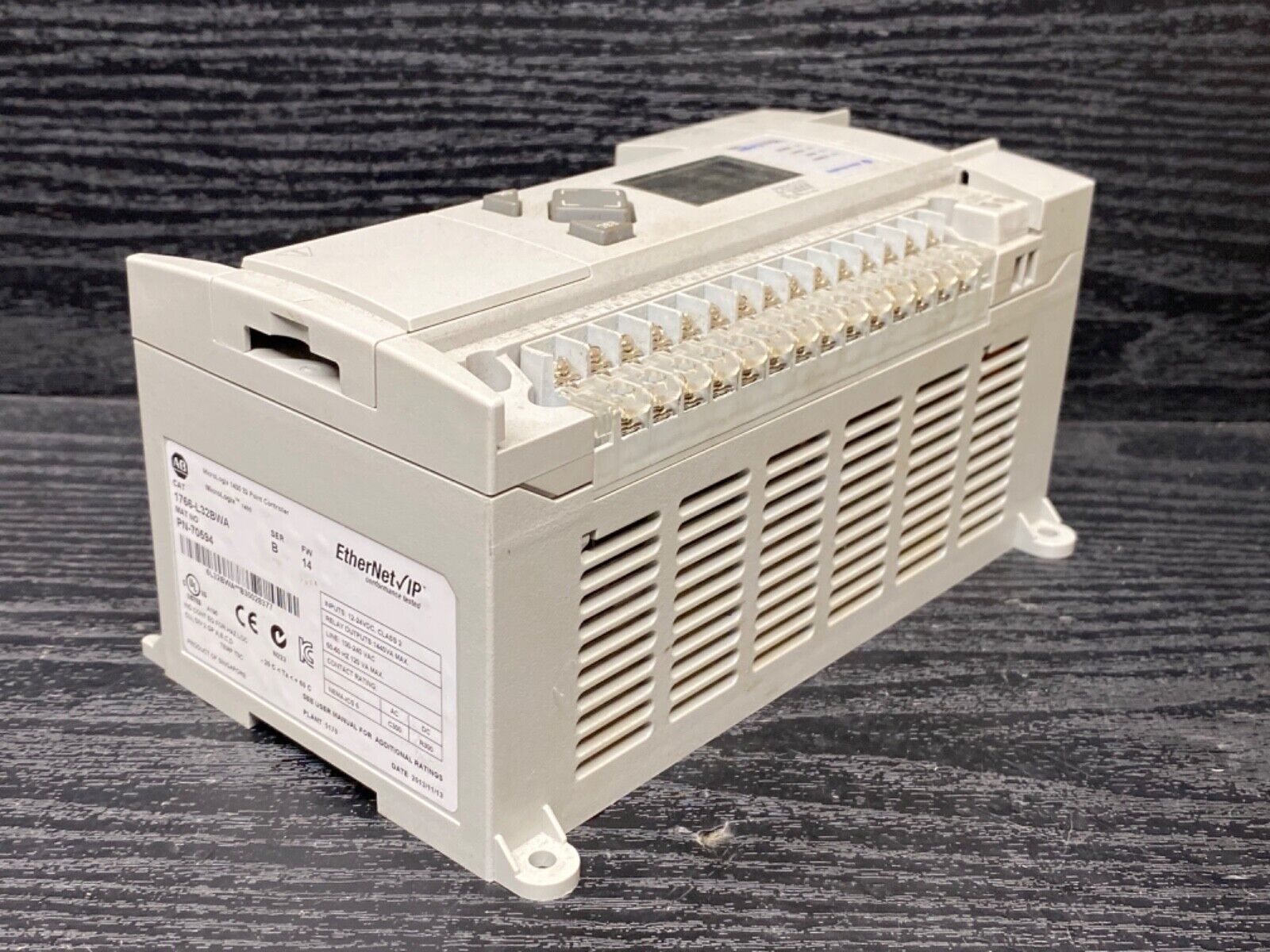 Allen Bradley 1766-L32BWA Ser B FW 14 MicroLogix 1400 Controller