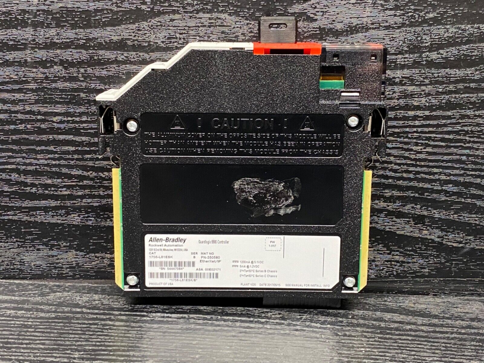 Allen Bradley 1756L81ESK L81ES B GuardLogix 5580 Safety CPU 32MB