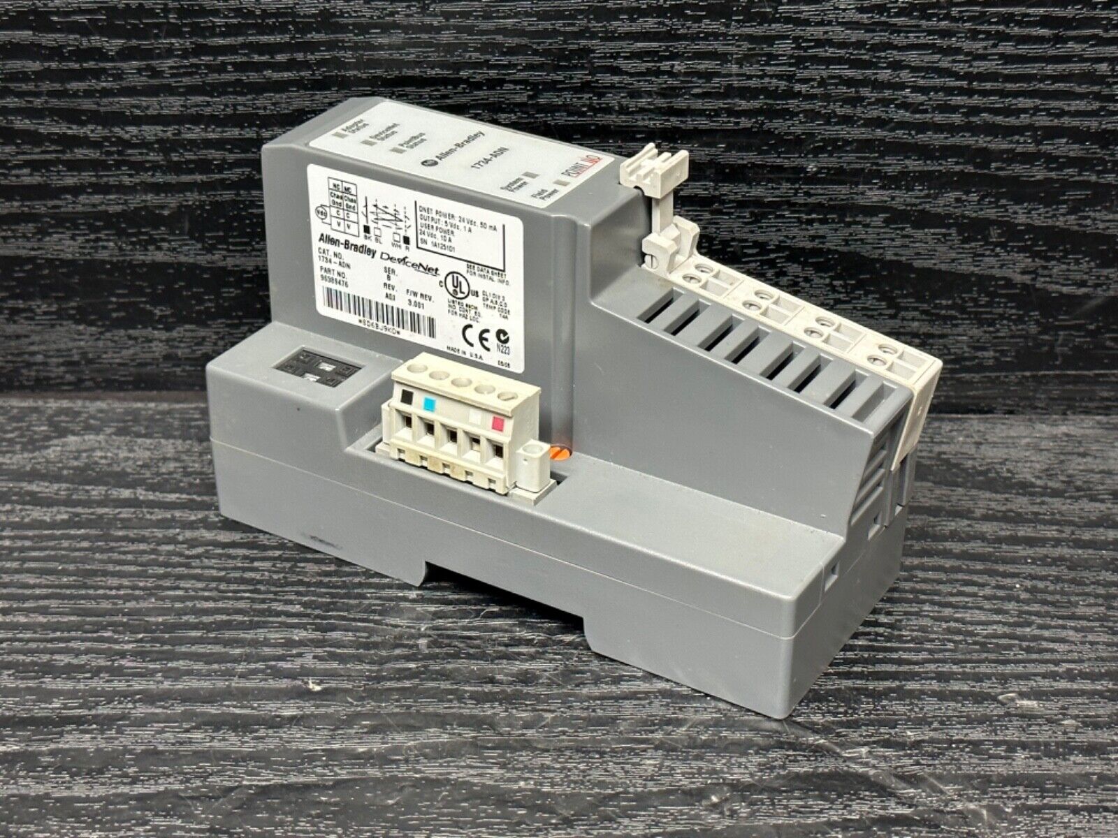 Allen Bradley 1734ADN 96389476 B FW 3.005 Point I/O Adapter