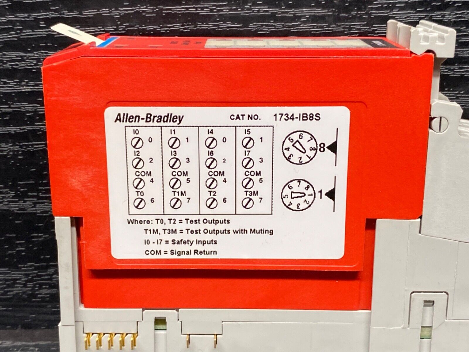 Allen Bradley 1734-IB8S 1B8S IBBS Ser A MB RTB POINT I/O Safety