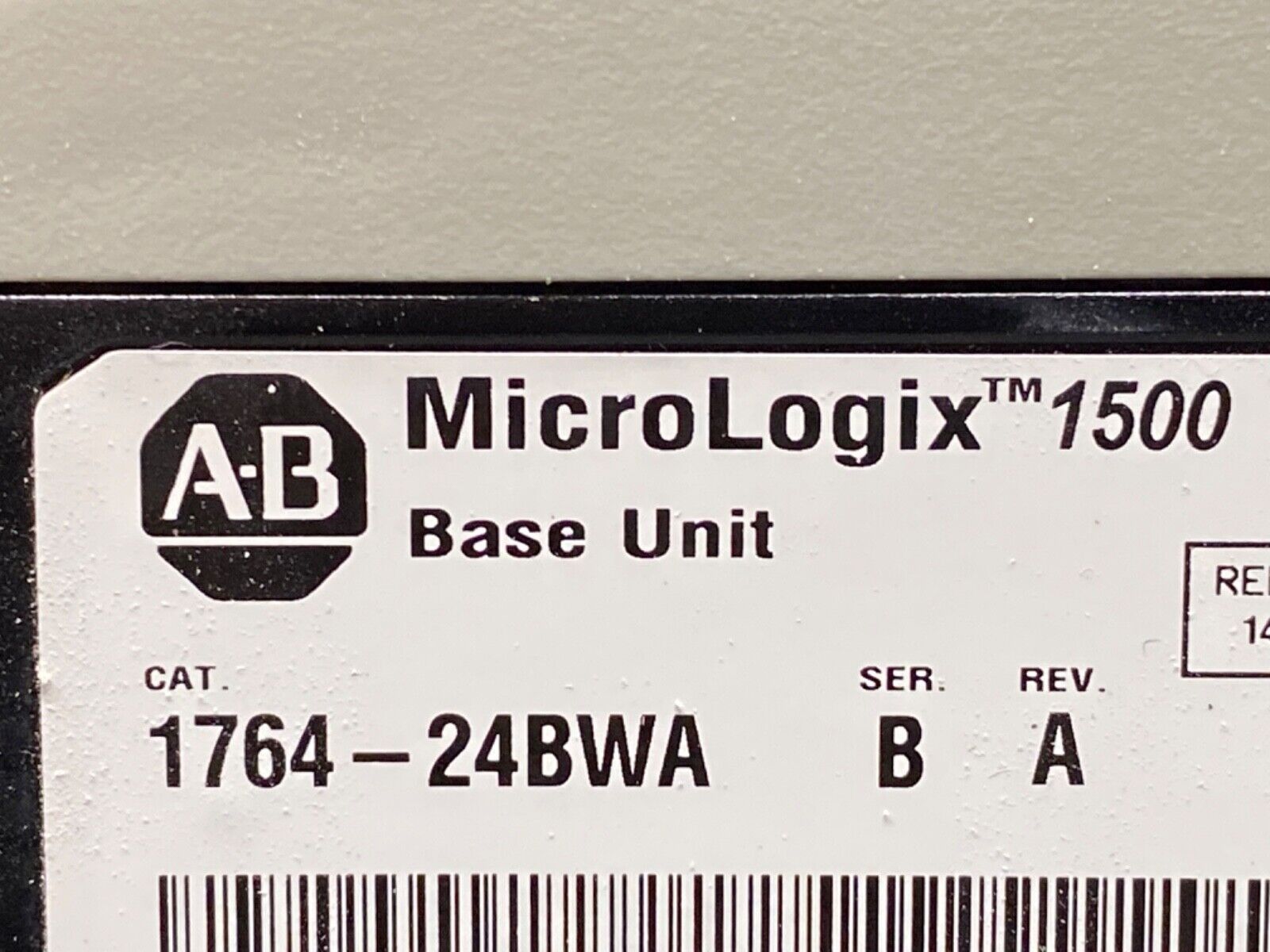 Allen Bradley 1764-24BWA B A 1764-LRP C FRN 11 1769-ECR MicroLogix