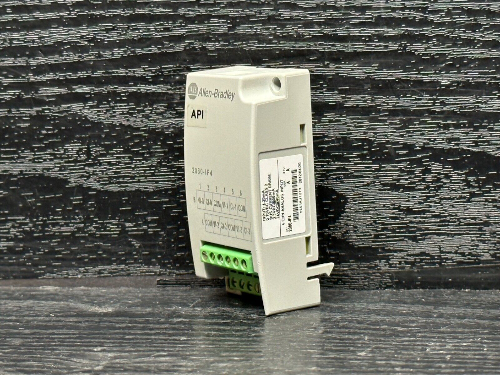 Allen Bradley 2080IF4 20801F4 Micro800 Analog Input Module 4 Pt Plug