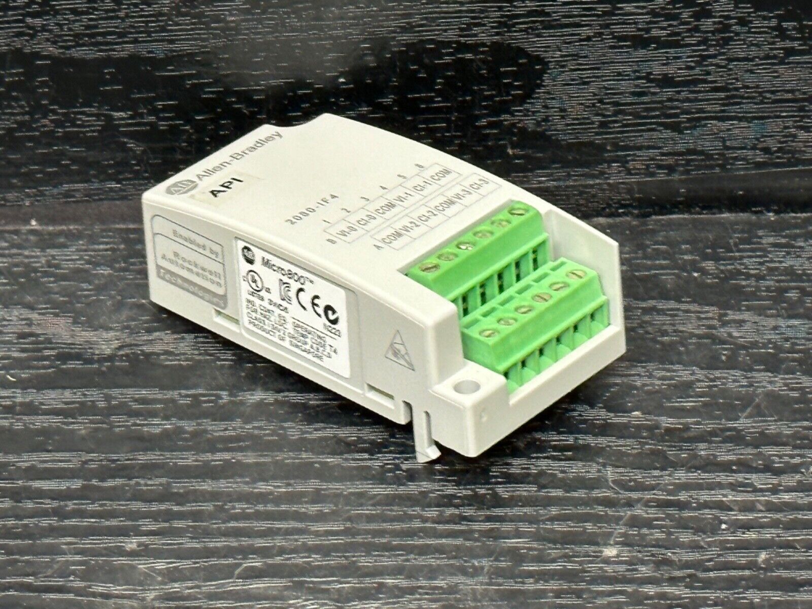 Allen Bradley 2080IF4 20801F4 Micro800 Analog Input Module 4 Pt Plug