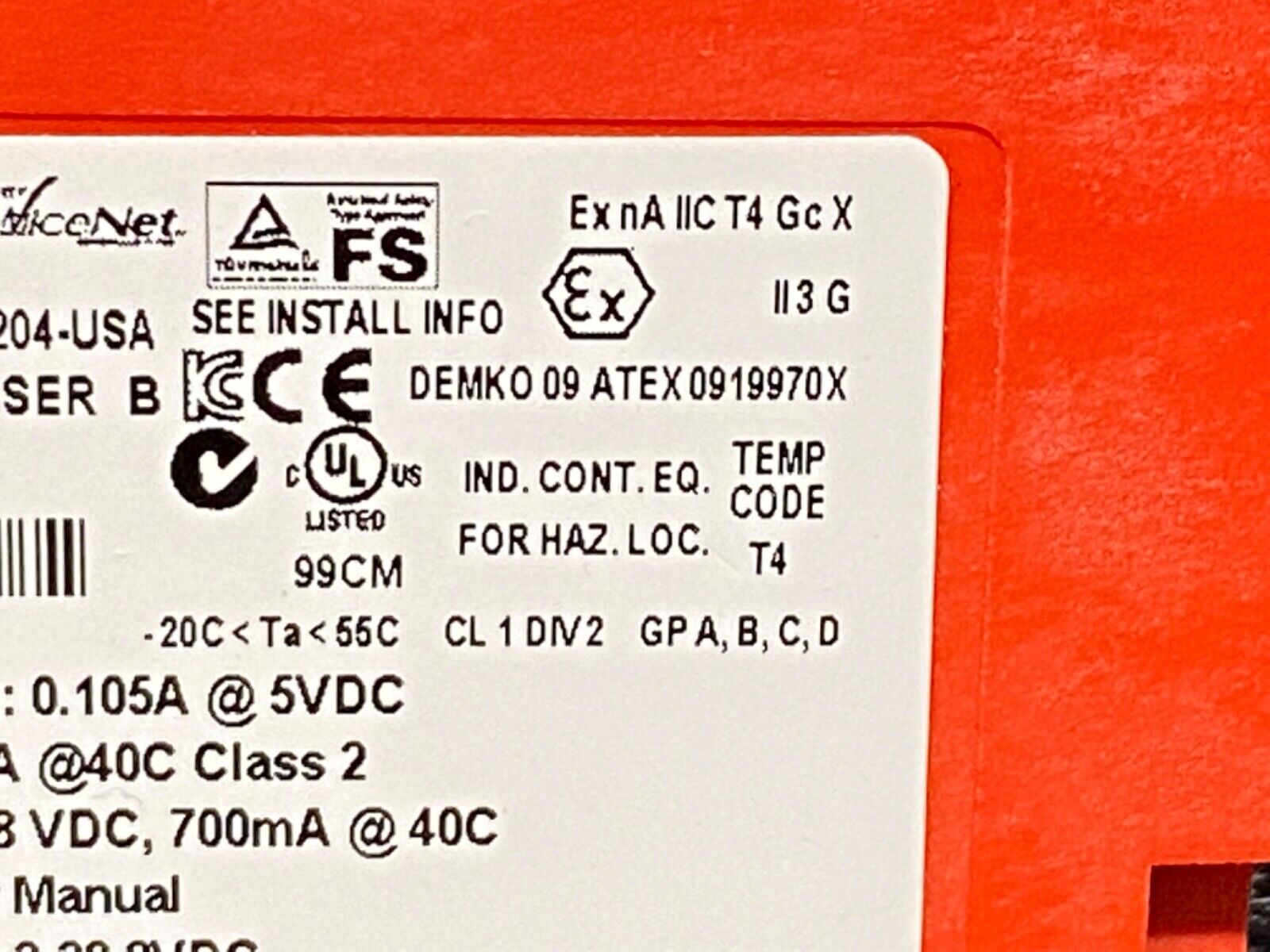 Allen Bradley 1734-IB8S 1B8S IBBS Ser B POINT I/O Safety Input