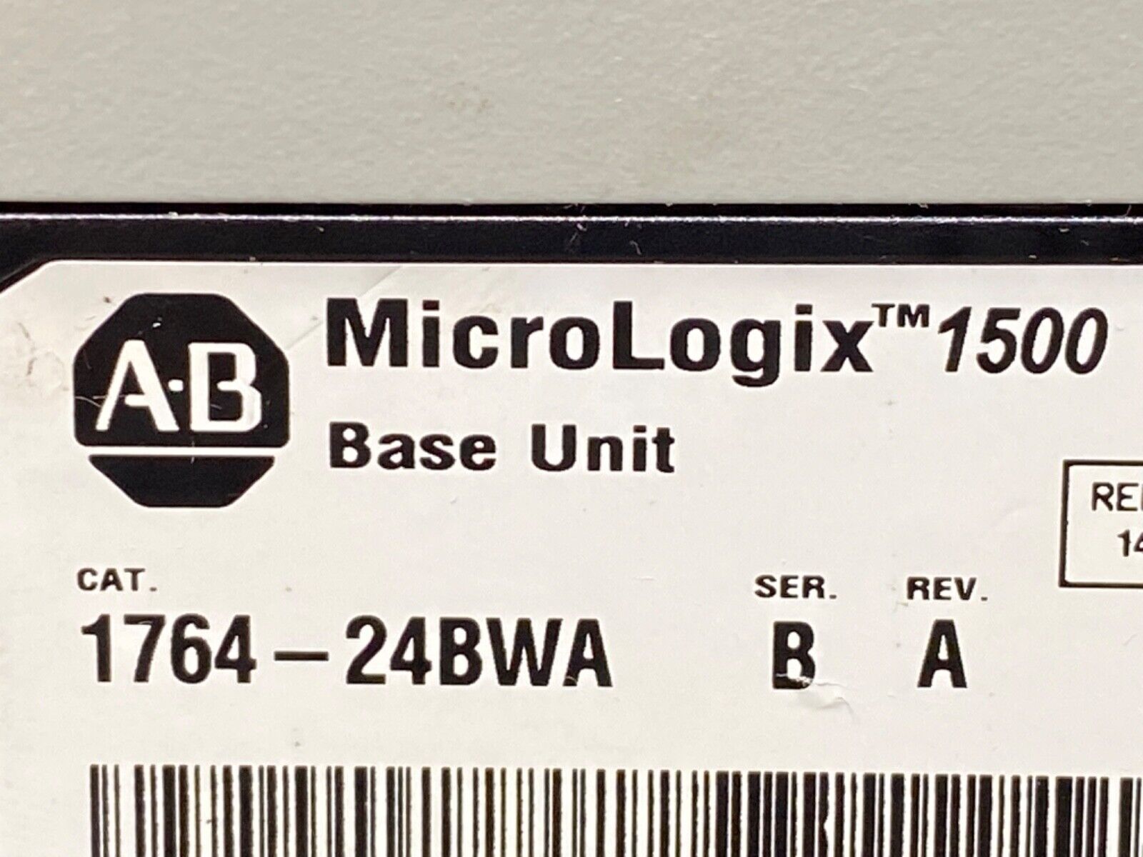 Allen Bradley 1764-24BWA Ser B 1764-LSP C FRN 9 MicroLogix 1500 Controller  Base