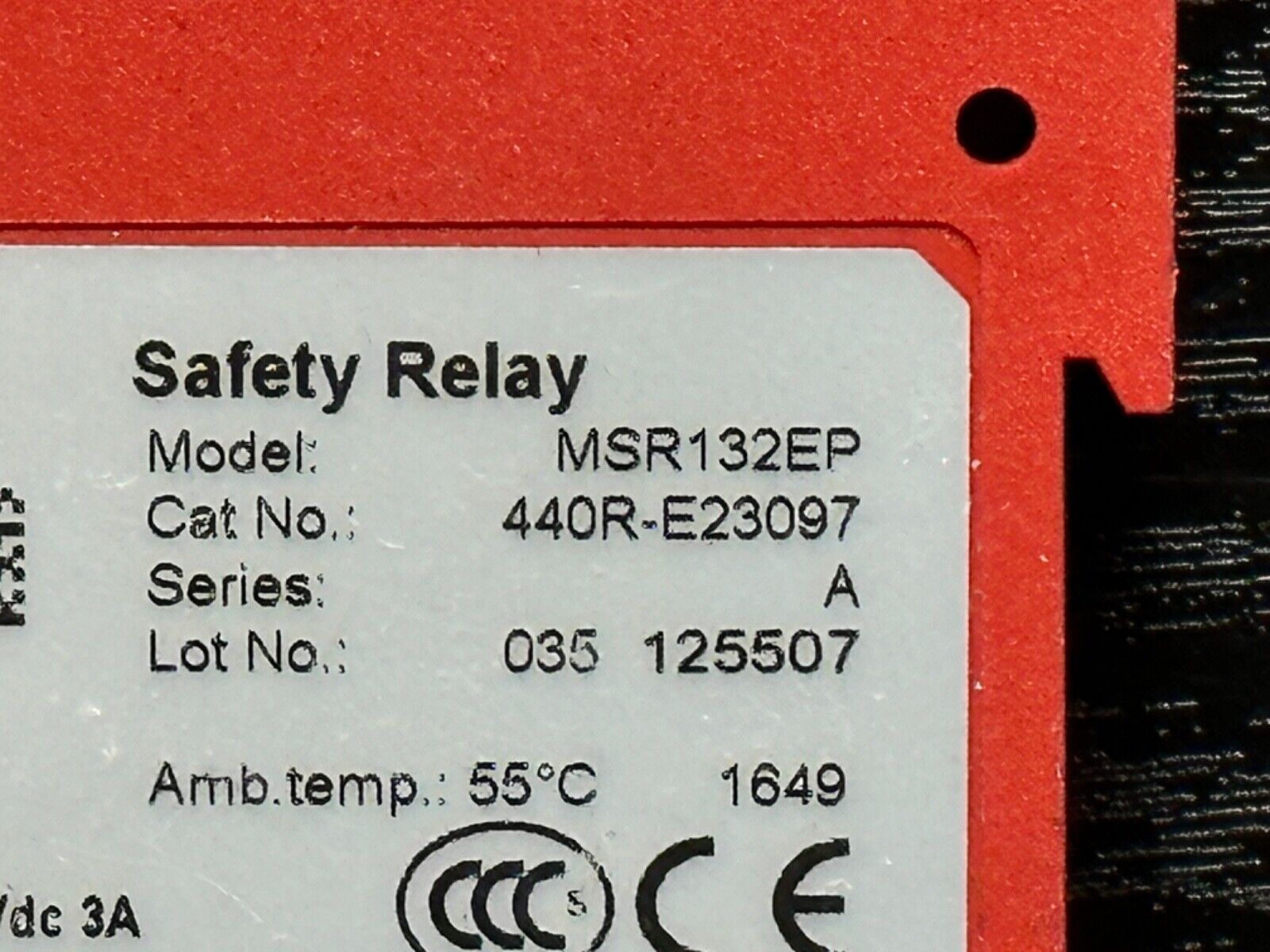 Allen Bradley 440R-E23097 A MSR132EP GuardMaster Safety Relay